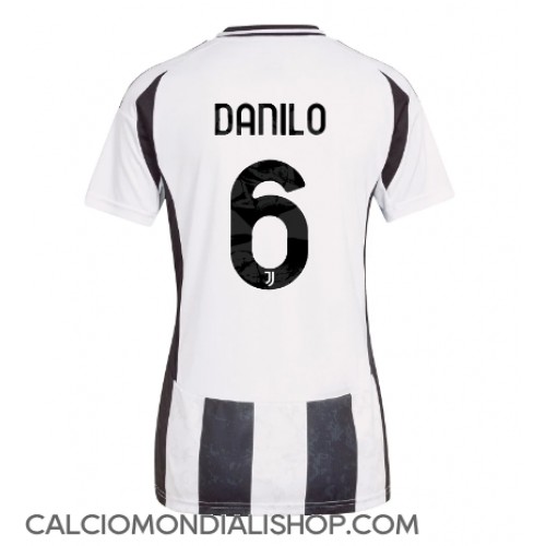 Maglie da calcio Juventus Danilo Luiz #6 Prima Maglia Femminile 2024-25 Manica Corta